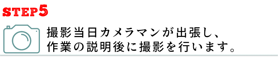 撮影の流れ-当日の撮影-契約